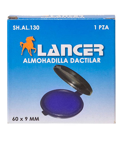 ALMOHADILLA DACTILAR AZUL NRO13 PQX6
