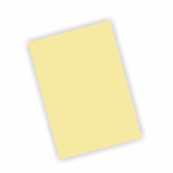 CARTULINA BRISTOL A4 AMARILLO PQX100 BX3000